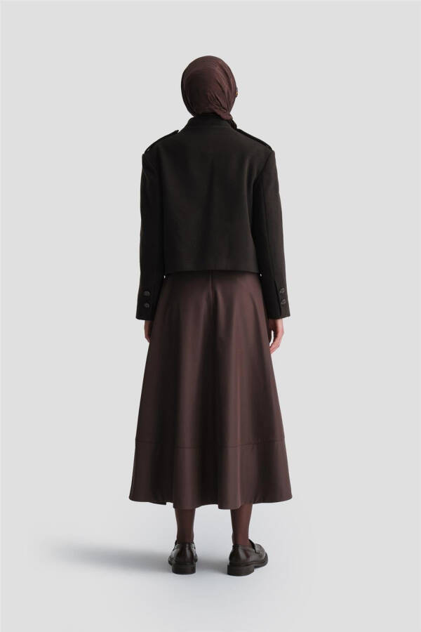 Armine Jacket with Epaulets, 24K5713 Brown - 14