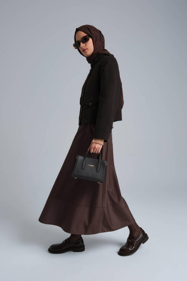 Armine Jacket with Epaulets, 24K5713 Brown - 2