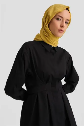 Armine kamonli tunika 24K4300 Qora - 4