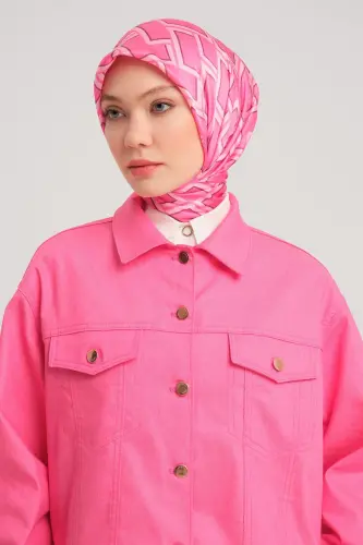 Armine Kısa Denim Ceket 24Y5405 Orkide - 5