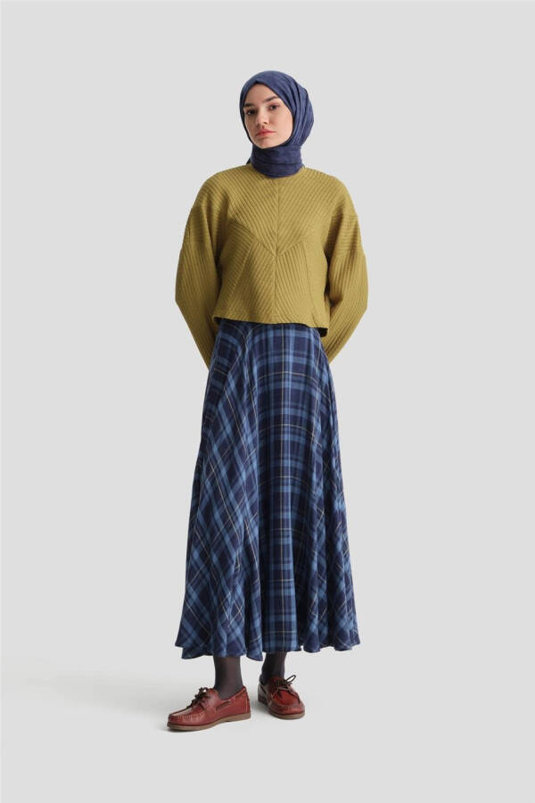 Armine Knit Striped Effect Sweater 24K3616 Green - 7