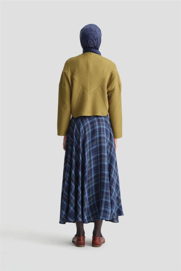 Armine Knit Striped Effect Sweater 24K3616 Green - 5