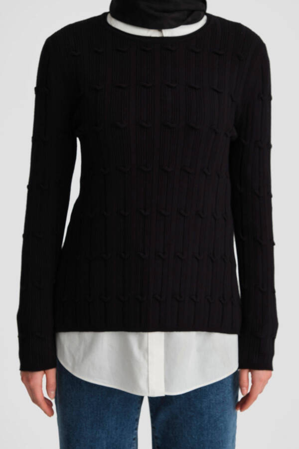 Armine Knit Tunic 24KD2803 Black - 9