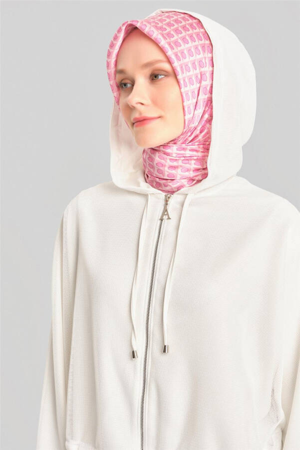 Armine Knitted Suit Ort6400 Ecru - 4