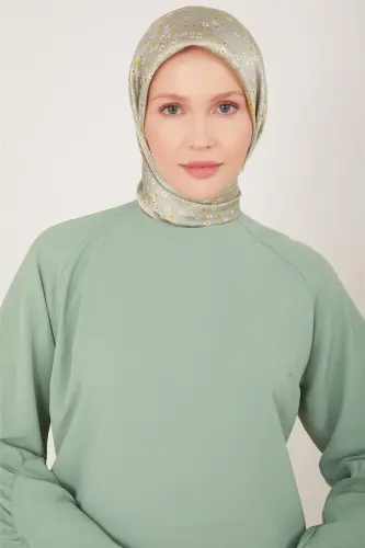 Armine Kolu Büzgü Detaylı Bluz 23Y3230 Yeşim - 3