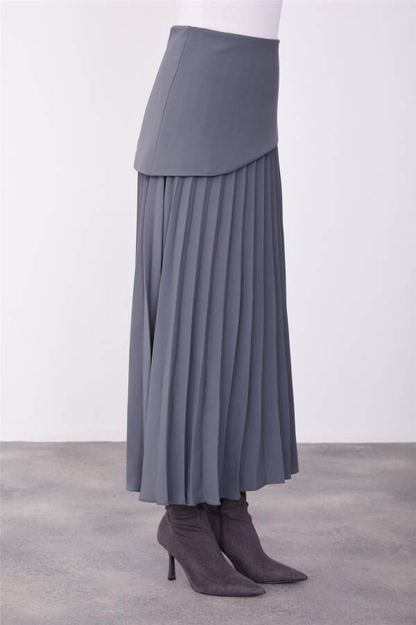 Armine Korsetli Yubka 23K1512 Antrasit - 7