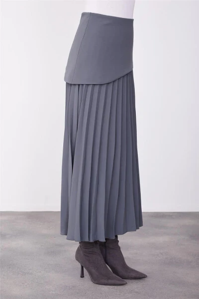 Armine Korsetli Yubka 23K1512 Antrasit - 3