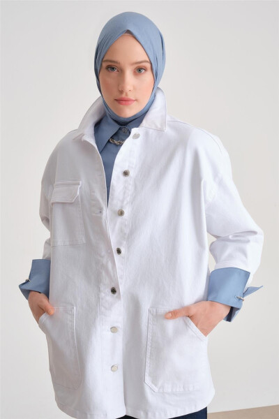 Armine Ko'ylagi 24Yd3409 Oq - 4