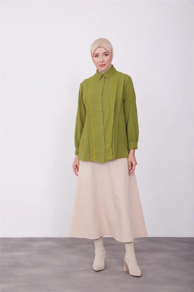 Armine Ko'ylak 23K3347 Xaki - ARMINE (1)