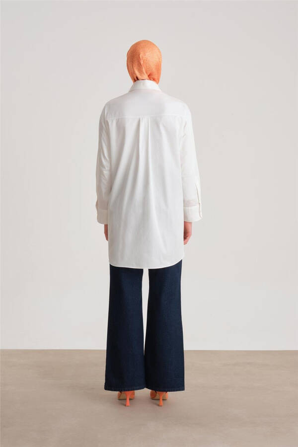 Armine Ko'ylak ORT3443 Ekru - 6