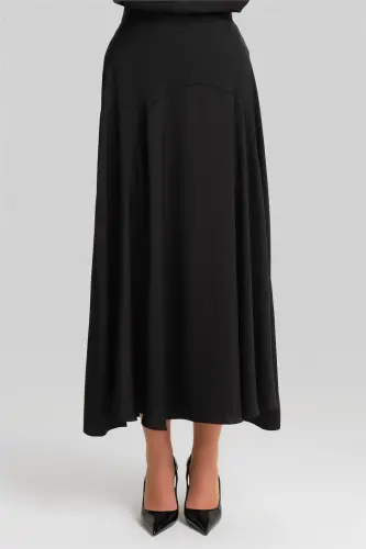 Armine Kuplu Ve Godeli Etek 24Y1623 Siyah - 3