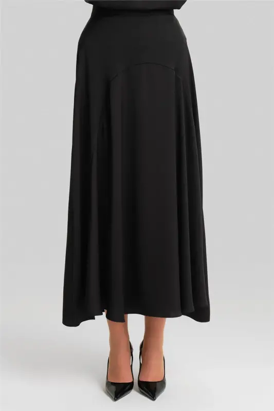 Armine Kuplu Ve Godeli Etek 24Y1623 Siyah - 3