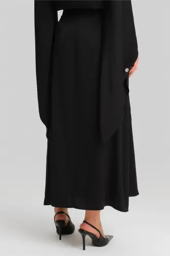 Armine Kuplu Ve Godeli Etek 24Y1623 Siyah - 5