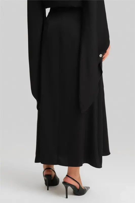 Armine Kuplu Ve Godeli Etek 24Y1623 Siyah - 5