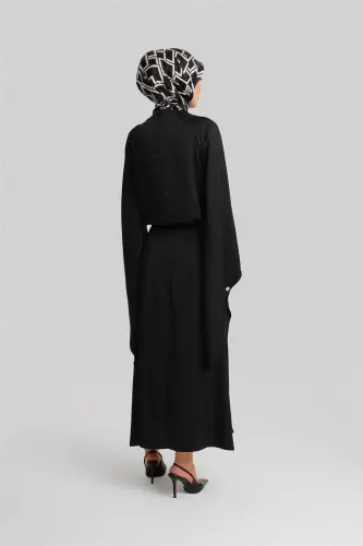Armine Kuplu Ve Godeli Etek 24Y1623 Siyah - 6