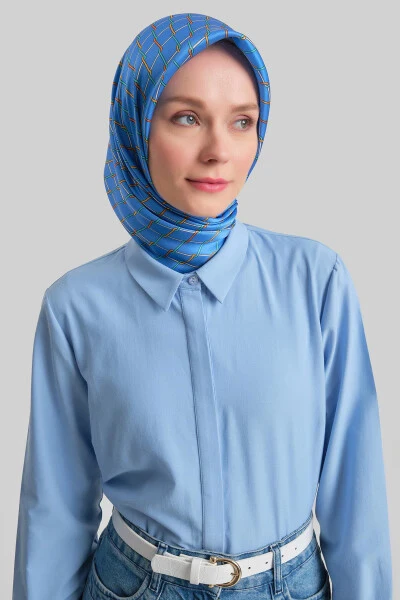 Armine Manjetli Logo Basic Ko'ylak 24Y3522 Kulrang Movi - ARMINE (1)