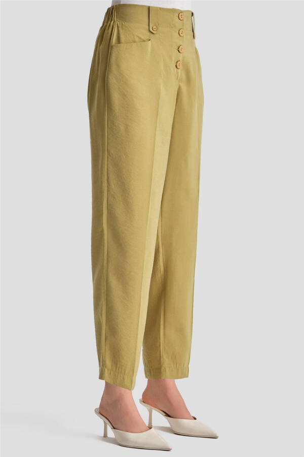 Armine modal button pants (24K2621) olive - 8