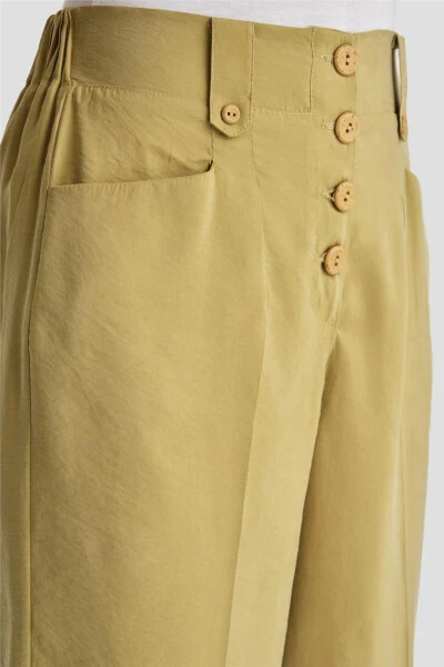 Armine modal button pants (24K2621) olive - 9