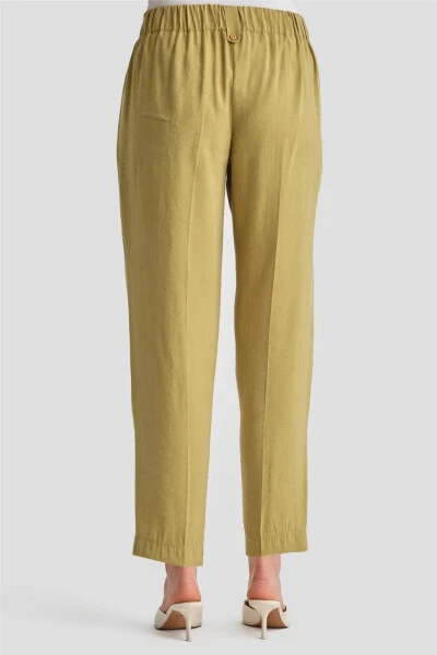 Armine modal button pants (24K2621) olive - 10