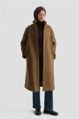 Armine Mo'ynali Palto, 23K7213 Tabak - 1