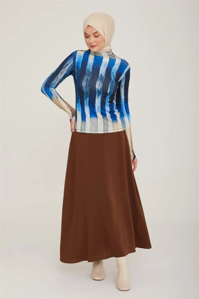 Armine naqshli ich kiyim 22K3206 Binafsha - 6