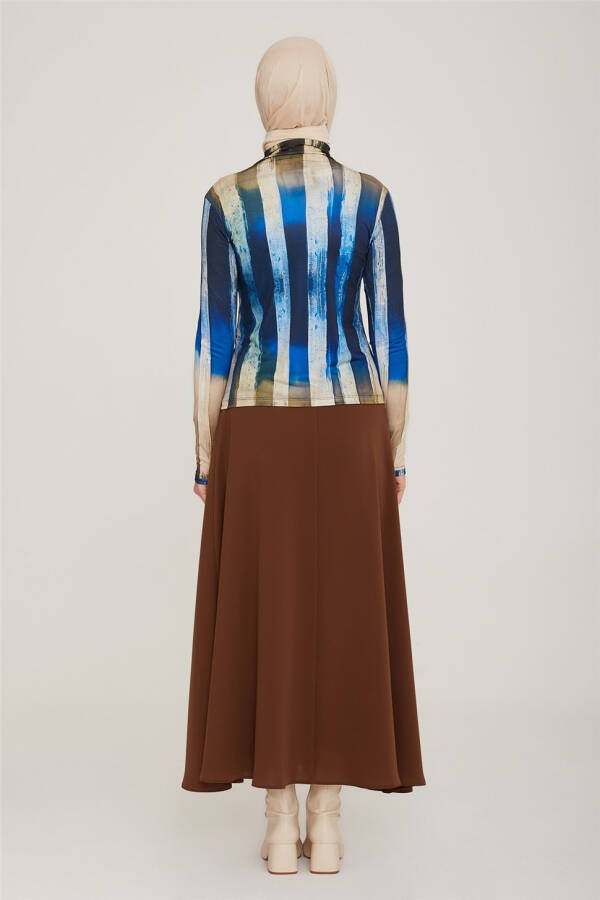 Armine naqshli ich kiyim 22K3206 Binafsha - 8