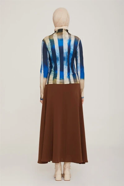 Armine naqshli ich kiyim 22K3206 Binafsha - 4