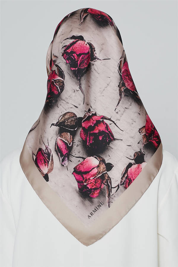 Armine Nostalgia Twill Silk Scarf 18Ya4533 11 - 4