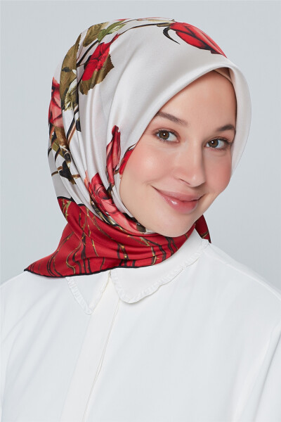 Armine Nostalgia Twill Silk Scarf 18Ya7240 32 - 1