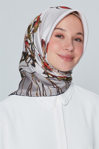 Armine Nostalgia Twill Silk Scarf 18Ya7240 33 - 1