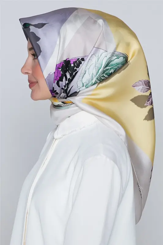 Armine Nostalji Twill İpek Eşarp 18Ya0642 82 - 3