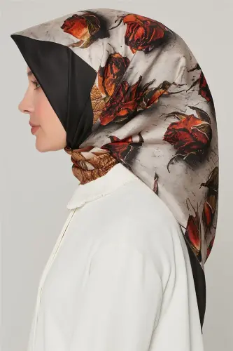 Armine Nostalji Twill İpek Eşarp 18Ya4533 09 - ARMINE (1)