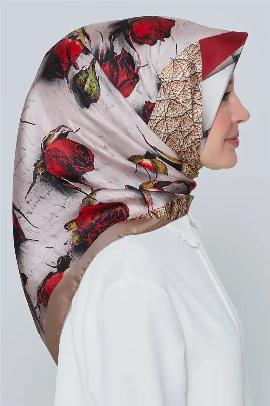 Armine Nostalji Twill İpek Eşarp 18Ya4533 10 - 3