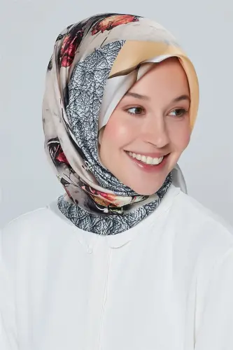Armine Nostalji Twill İpek Eşarp 18Ya4533 37 - 1