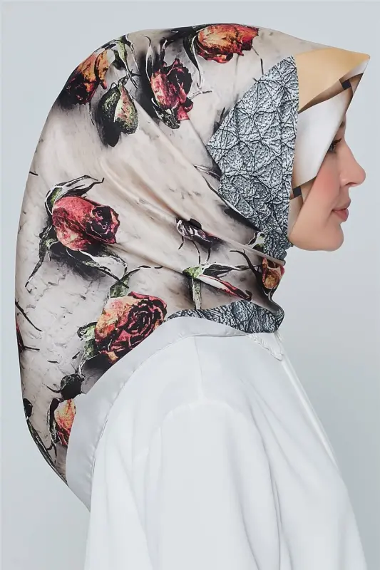 Armine Nostalji Twill İpek Eşarp 18Ya4533 37 - 3