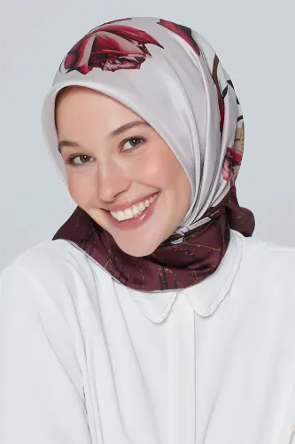 Armine Nostalji Twill İpek Eşarp 18Ya7240 31 82 - 1