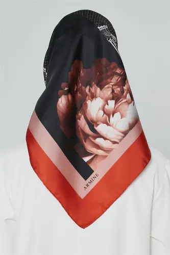 Armine Nostalji Twill İpek Eşarp 18Ya7284 02 - 4