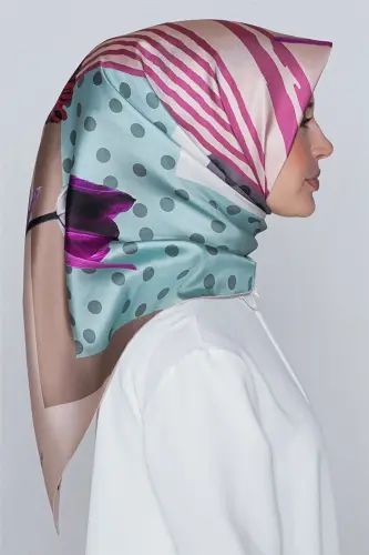 Armine Nostalji Twill İpek Eşarp 18Ya7297 8 32 - 2