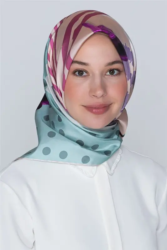 Armine Nostalji Twill İpek Eşarp 18Ya7297 8 32 - ARMINE