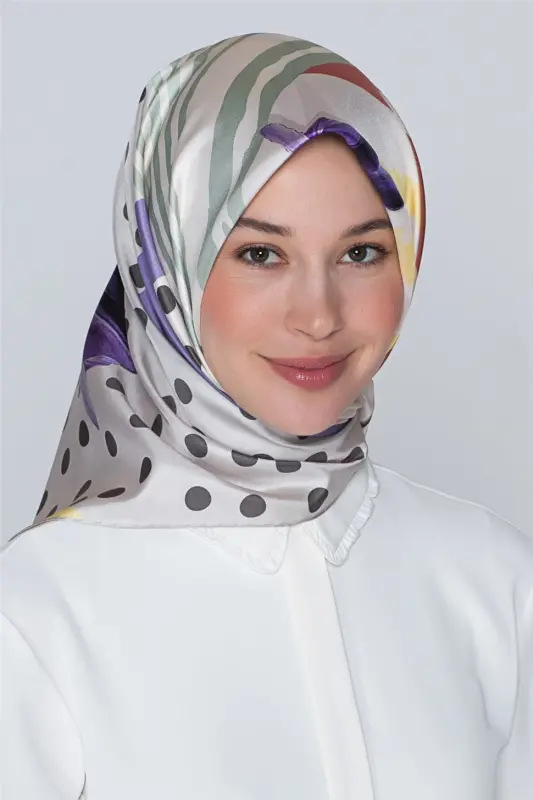 Armine Nostalji Twill İpek Eşarp 18Ya7297 8 81 - 1