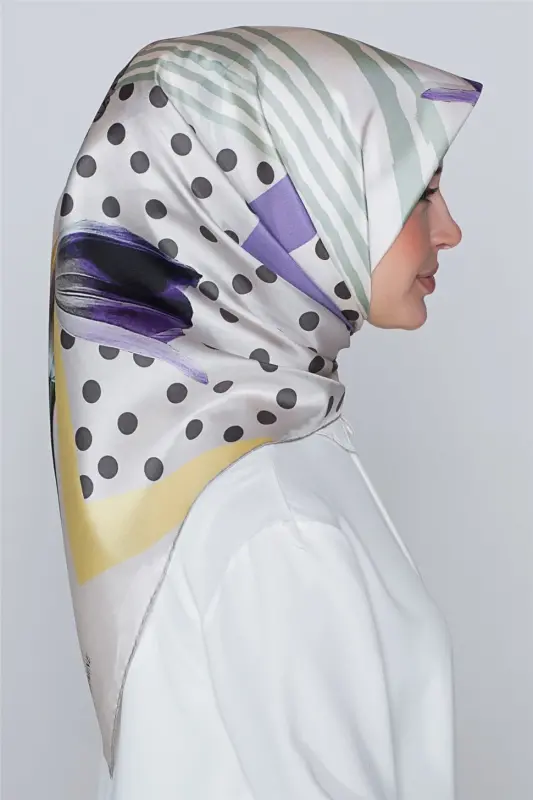 Armine Nostalji Twill İpek Eşarp 18Ya7297 8 81 - 2