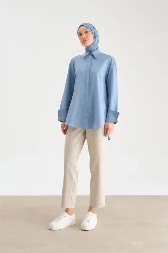 Armine Pantolon 24Y2029 Taş - 3