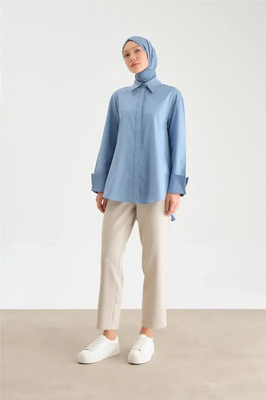 Armine Pantolon 24Y2029 Taş - 3