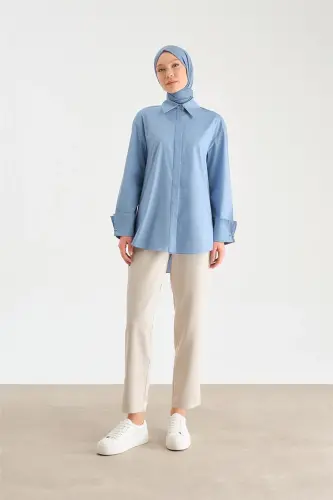 Armine Pantolon 24Y2029 Taş - 4