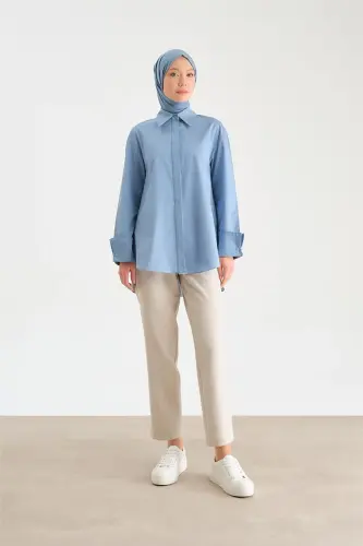 Armine Pantolon 24Y2029 Taş - 5