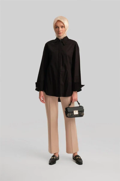 Armine Pants, Mid Rise, Beige - ARMINE