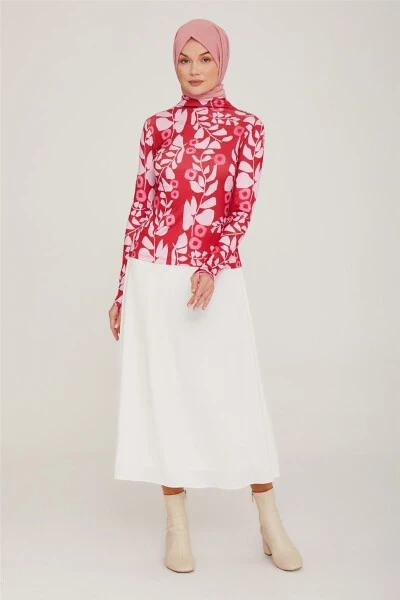 Armine Patterned Inner Body 22K3206 Red - ARMINE