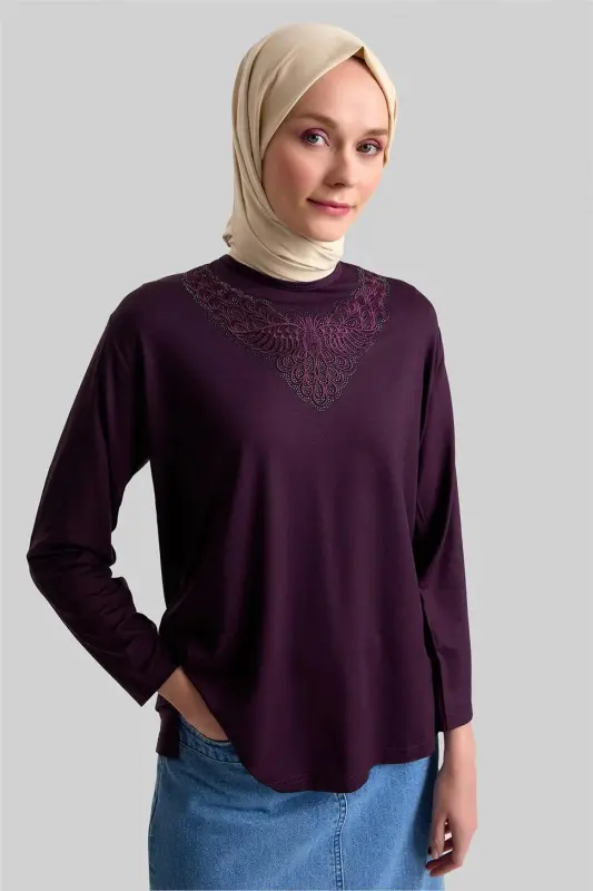 Armine Penye 24Yd9008 Mürdüm - 1