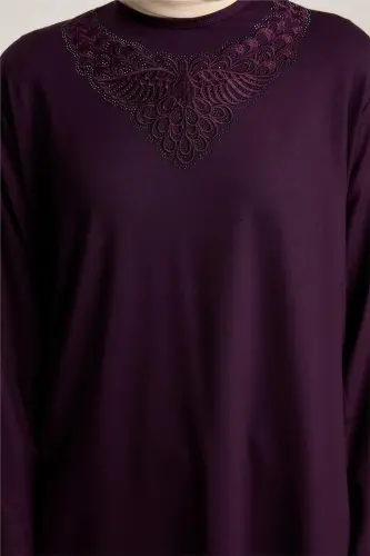 Armine Penye 24Yd9008 Mürdüm - 4