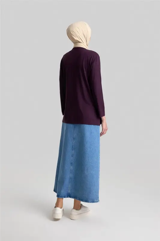 Armine Penye 24Yd9008 Mürdüm - 5